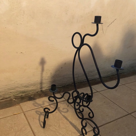 Candle stand-handmade antique - Picture 3 of 3